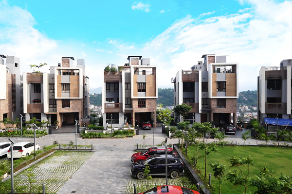 Experience a true high end paradise at Infinity Heights. This stunning view showcases our spacious, well-designed community nestled against a backdrop of scenic hills. With ample green spaces, organized parking, and breathtaking vistas, this is more than a residence—it’s a serene escape where luxury, nature, and modern convenience come together in perfect harmony.