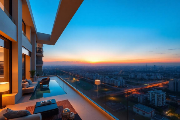 Premium Apartments, residential society, Panoramic view apartments, 5-star amenities, Infinity Heights