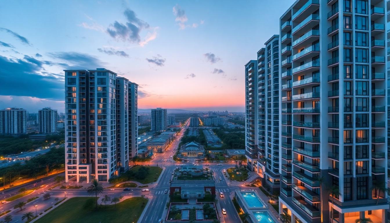 Premium Apartments, residential society, Panoramic view apartments, 5-star amenities, Infinity Heights