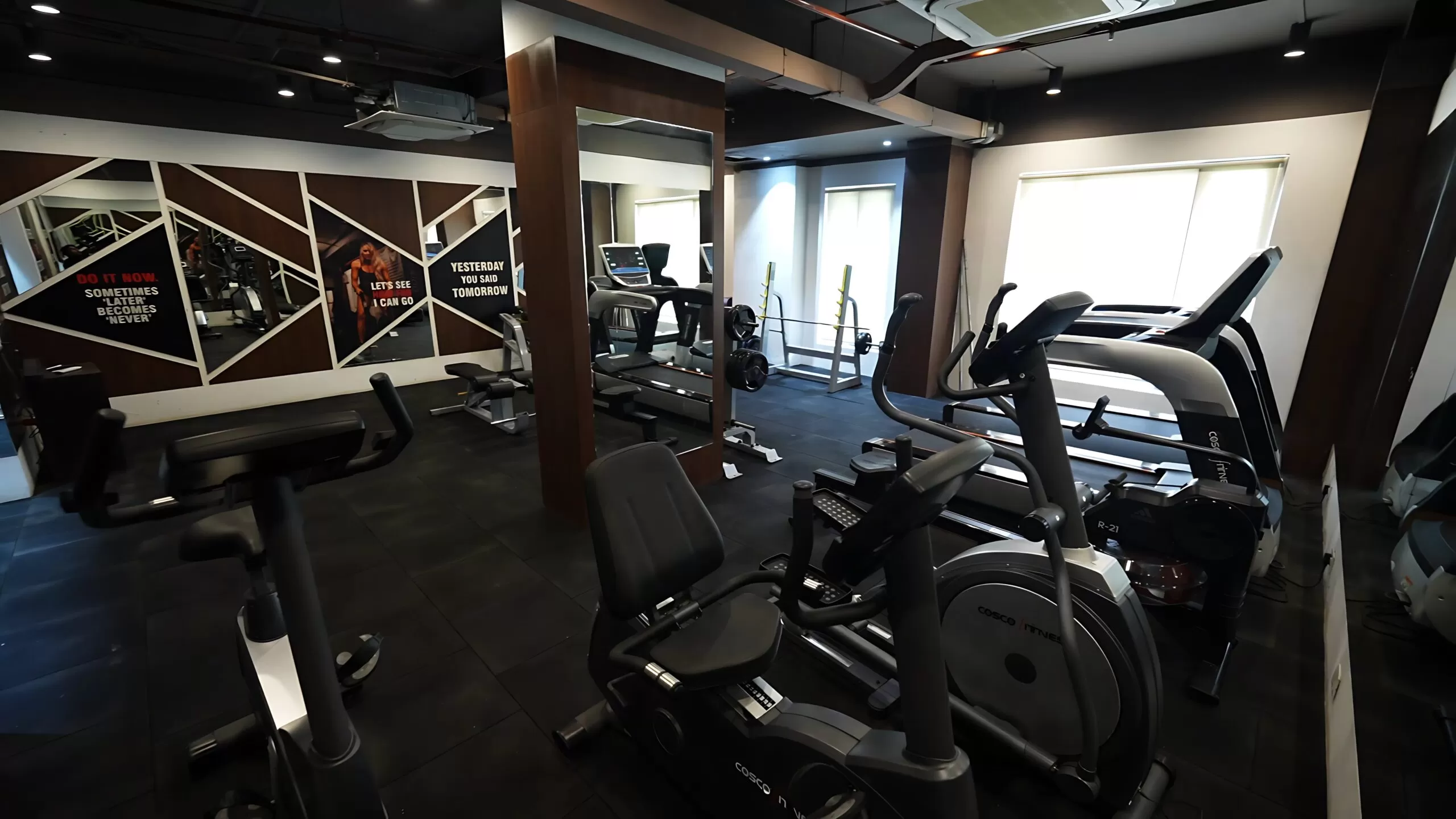 Gymnasium Achieve your fitness goals without leaving home at the fully equipped gymnasium in Infinity Heights. Our modern fitness center features top-tier cardio machines, strength training equipment, and ample space for your daily workout routine. As a key highlight of our exclusive Clubhouse, this facility offers residents a convenient and healthy lifestyle that goes far beyond typical flats in Guwahati. Enjoy a premium wellness experience designed to keep you active and energized every day.