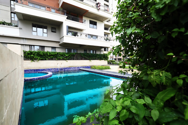 Swimming Pool view at Infinity Heights