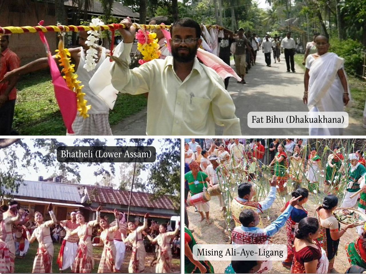 Bihu Celebration in Different Parts of Assam