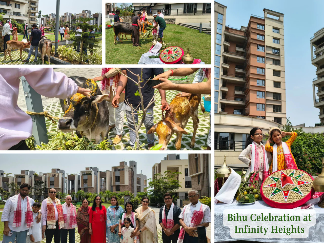 Goru Bihu and Husori Bihu celebration at Infinity Heights - The best residential complex in Guwahati