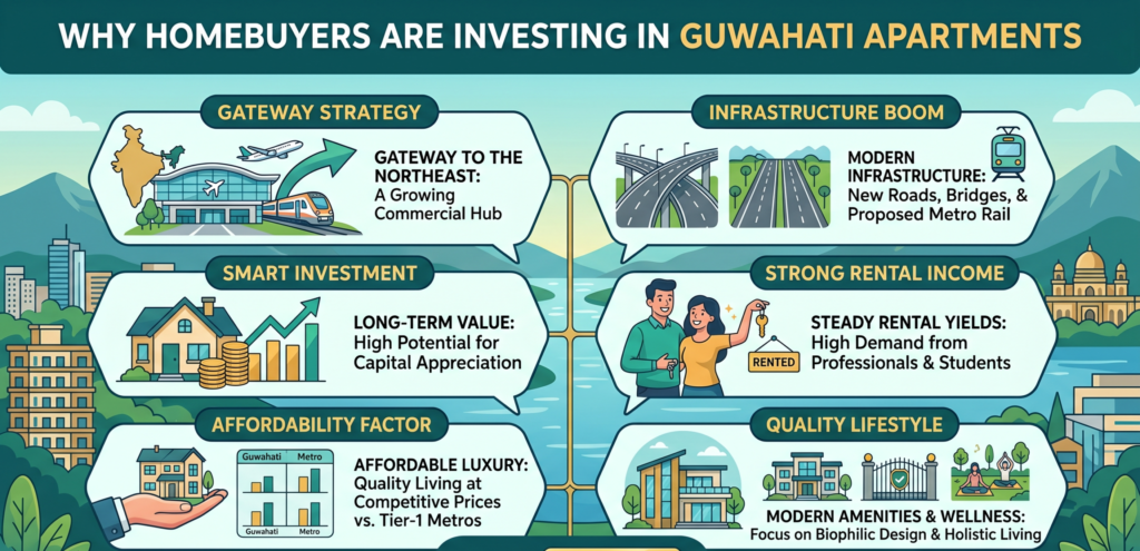Homebuyers Investing for Apartments for Sale in Guwahati