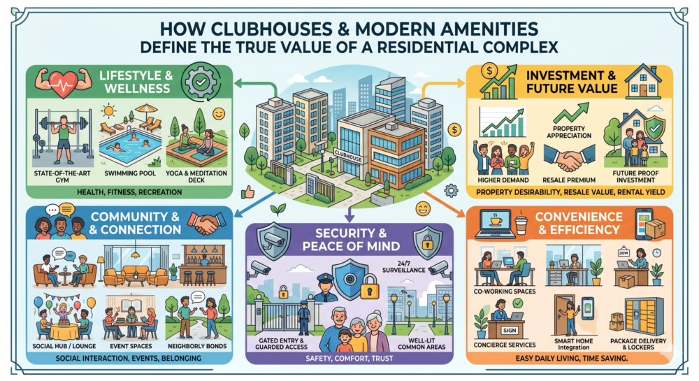 Clubhouses and Modern Amenities Define the True Value of a Residential Complex