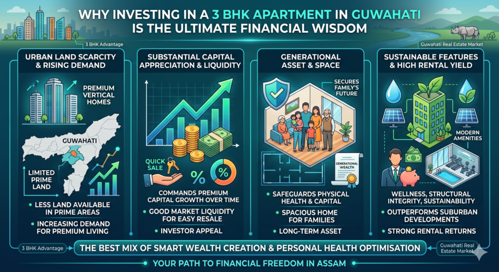 Investing in a 3 BHK Apartment in Guwahati the Ultimate Financial Wisdom
