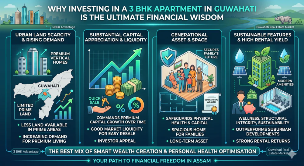Investing in a 3 BHK Apartment in Guwahati the Ultimate Financial Wisdom