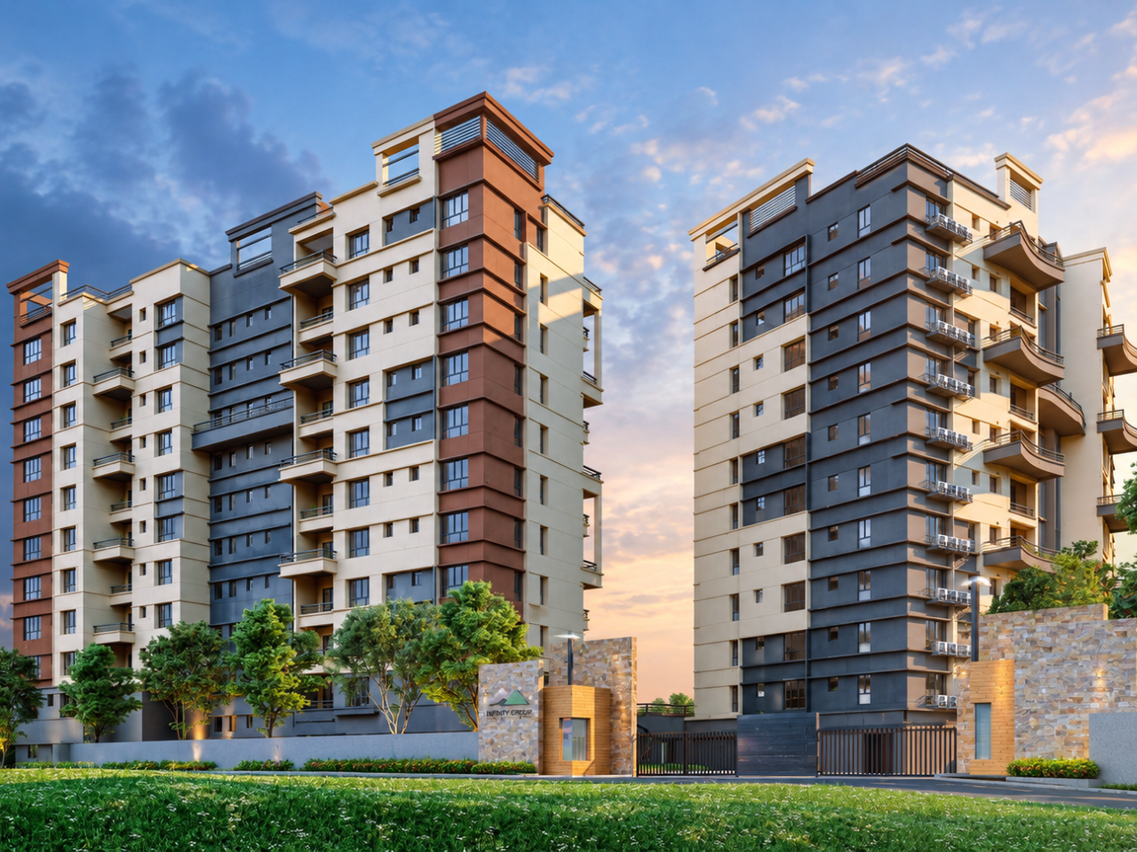 Modern residential apartments for those looking to buy flat in Guwahati