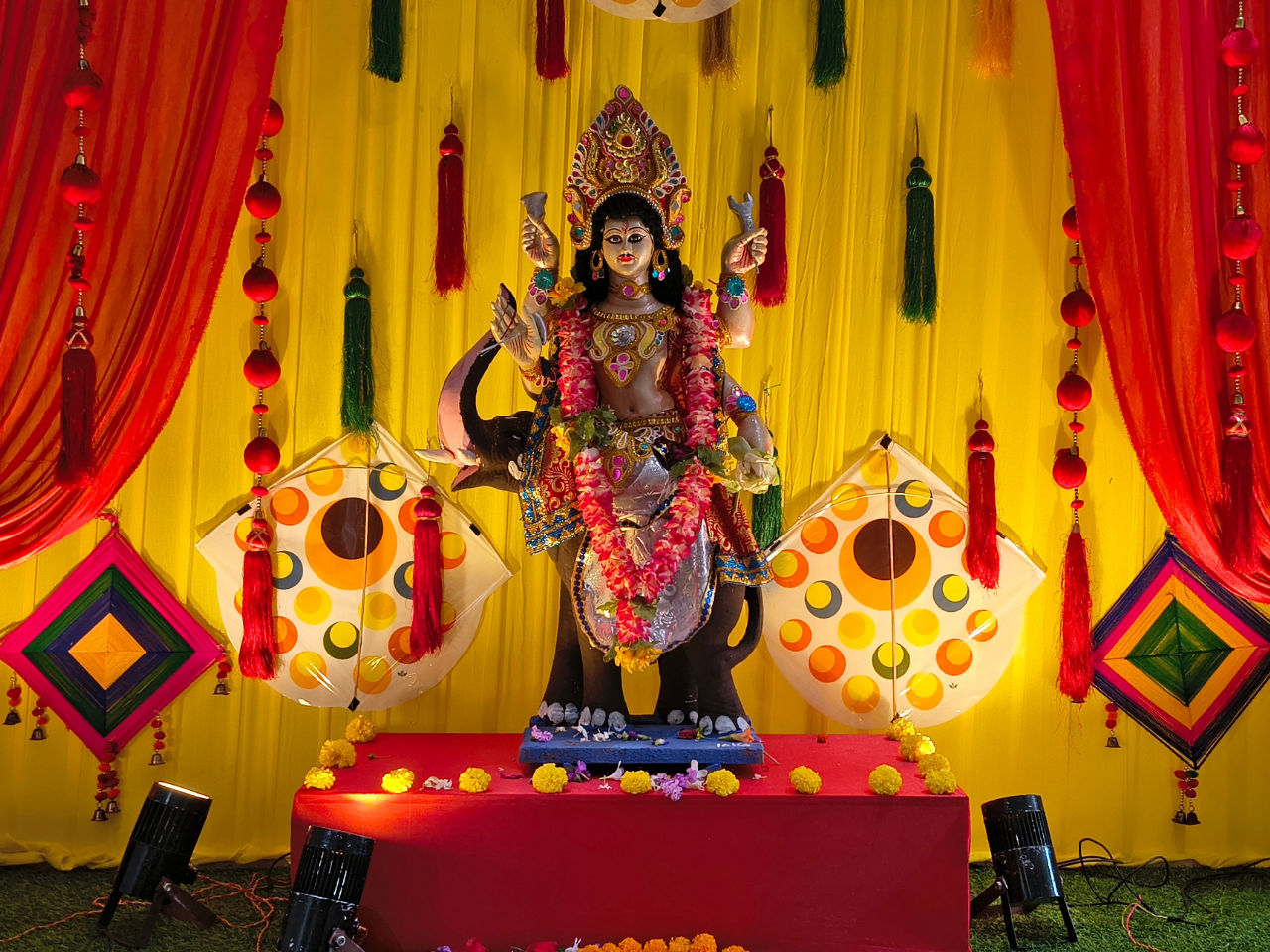 Vishwakarma Puja 2026 guwahati celebration with a decorated Vishwakarma idol