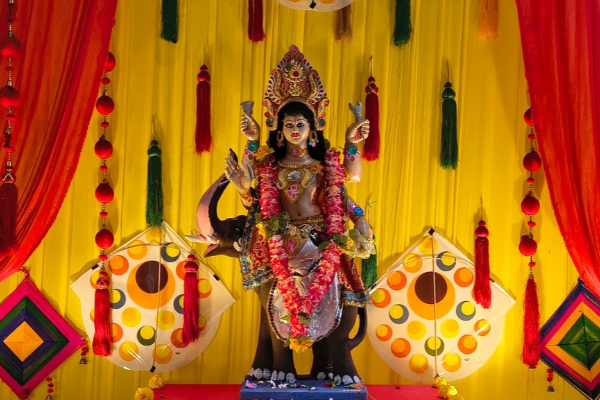 Vishwakarma Puja 2026 guwahati celebration with a decorated Vishwakarma idol