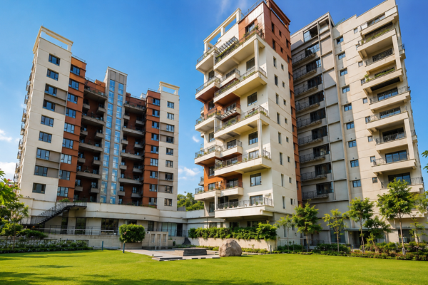 Residential apartments with green spaces for those looking to buy flat in Guwahati